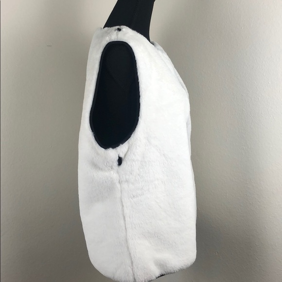 Derek Lam 10 Crosby faux fur vest white size small - Picture 5 of 7